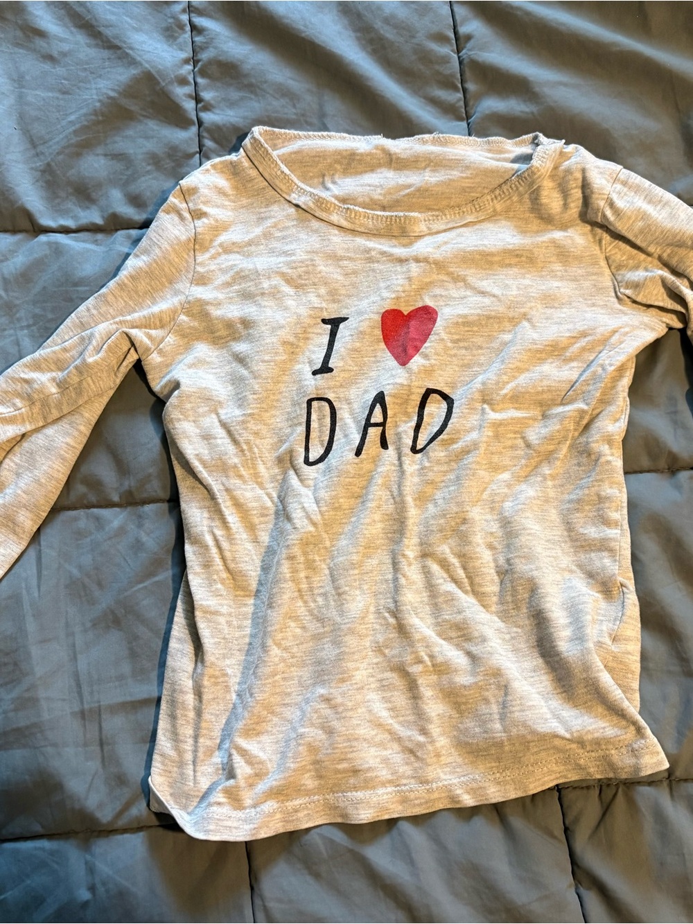 I heart dad long sleeve t shirt